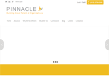 Tablet Screenshot of pinnacletalentgroup.com